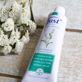 JUST Garden Cress Cream, 3.4 fl oz (100 ml), Whole Body, Natural Herb Cream, Natural Ingredients, Herbs, Garden Cress, Skin Care, Moisturizing, Drying, Hand Cream, Body Cream