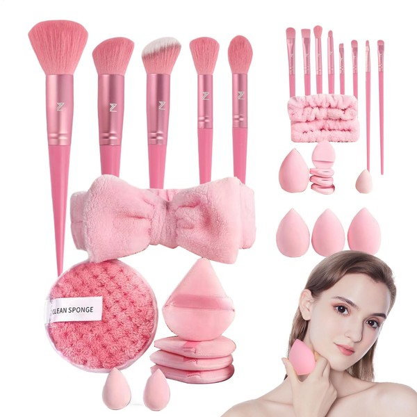 Make up Brush Set | Foundation Eyeshadow Brushes Makeup Kit,Portable