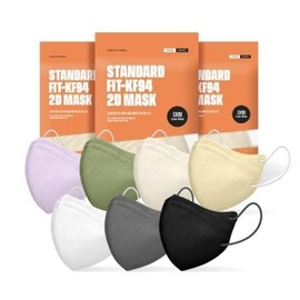 [Recent production/bulk arrival/price reduction] Standard fit KF94 bird beak type mask large size domestic production 50 sheets khaki