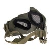 Nuprol Mesh Lower Face Shield V4; Olive Drab