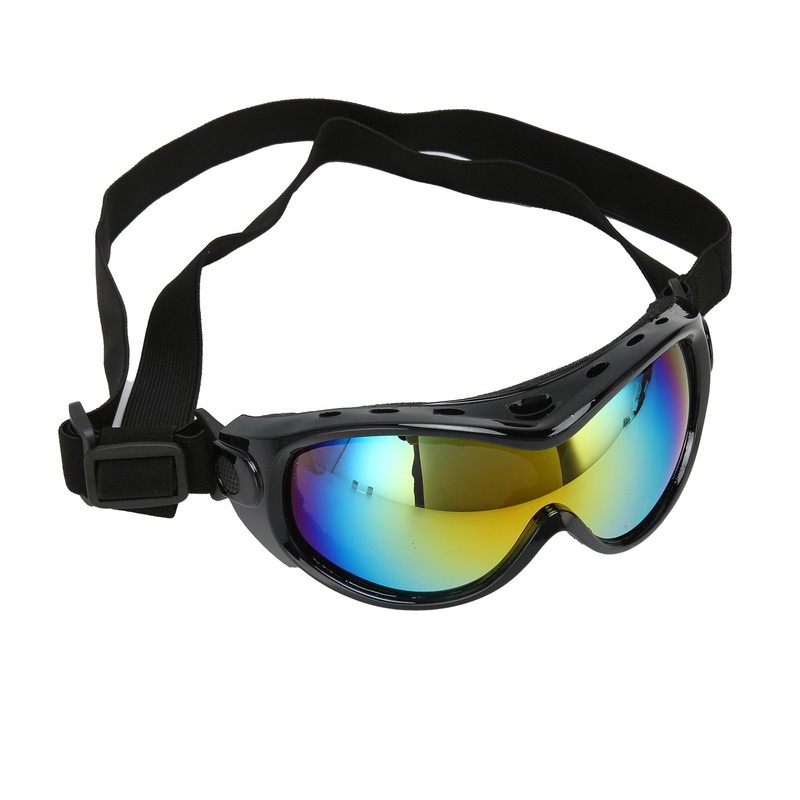 Large Dog Sunglasses UV Protection Waterproof Windproof Adjustable Dog Goggles