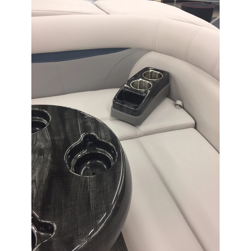 BUYCUPHOLDERS Portable Cup Holders (Greywood Grey) Marine RV Pontoon BUYCUPHOLDERS