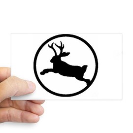 CafePress Jackalope Rectangle Bumper Sticker Car Decal