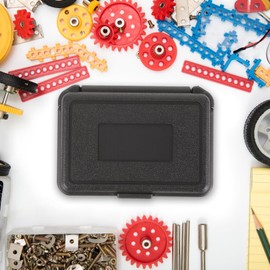 Operitacx Tragbarer Werkzeugkasten kleiner Hartschalenkoffer Kofferraum Organizer für Auto klein Mini-Mikrofon besteckkasten Aufbewahrungskoffer für mechanisches Werkzeug