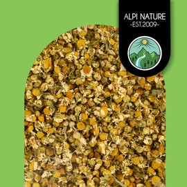 Chamomile blossoms (250g, 8.8oz), loose chamomile tea, premium quality only blossoms, chamomile tea whole blossoms, gently dried, 100% pure and natural, chamomile tea
