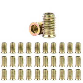 Pack of 30 Threaded Insert, Screw-in Nut M5, Screw Nut M4, Threaded Inserts, Nuts Threaded Sleeve Set, Sleeve Nut Screw-In Dowel Inserts Connection Screw Nuts, Hanger Screws Repair Kit