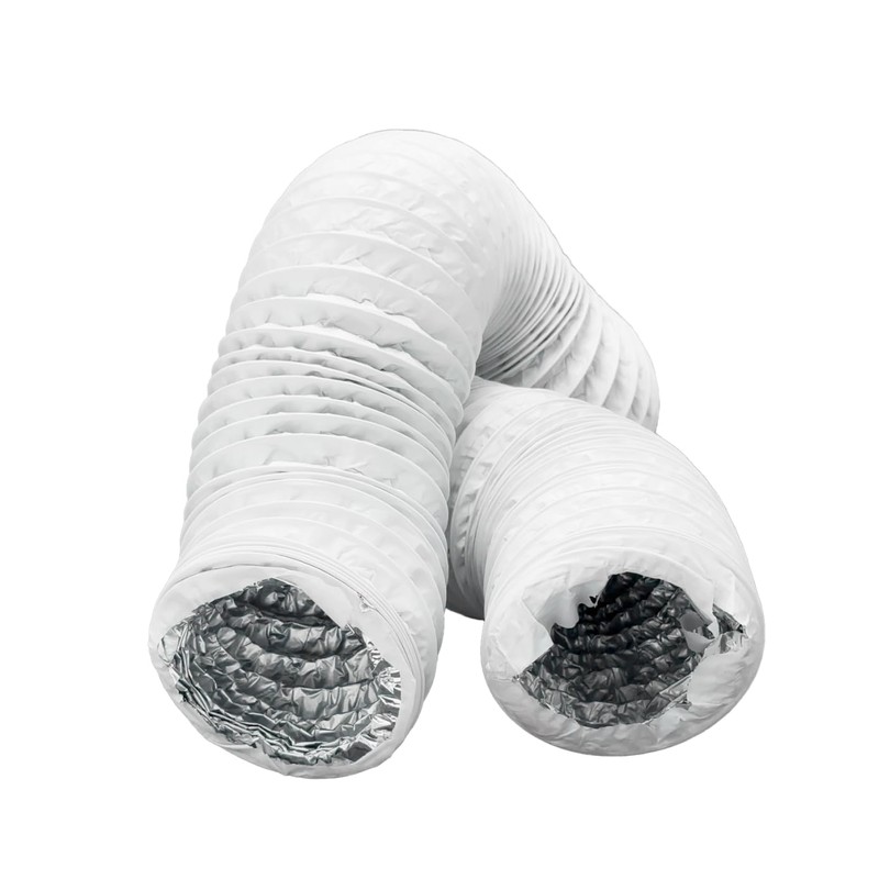 H&C VENT Flexible Exhaust Hose, Ventilation Hose with Aluminium, PVC