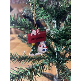 Unbranded Kurt Adler Snowman Christmas Tree Ornament Grandma