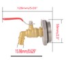 Ceaeso 2" Drum Faucet for 55 Gallon Drum,3/4 inch Brass