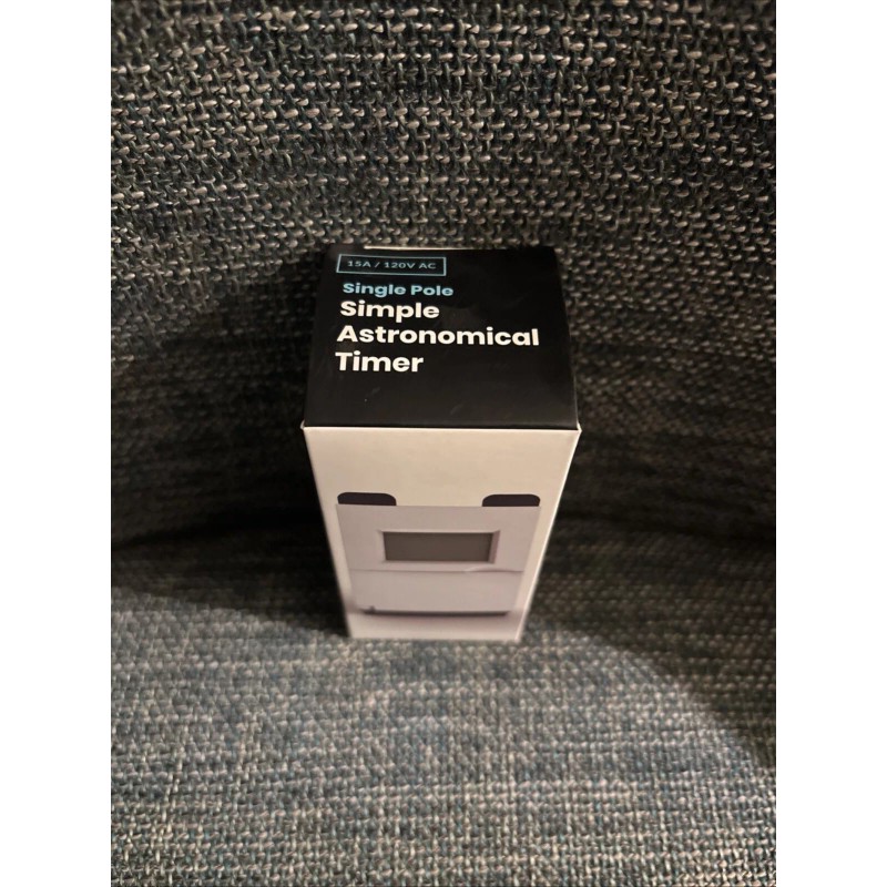 Deako Lighting Single Pole Simple Astronomical Timer, (DS-SA1N-WHWH-