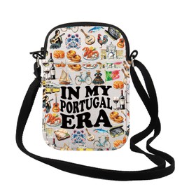 Portugal Gift Portugal Family Trip Travel Portugal In My Portugal Era Crossbody Bag Portuguese Foods Gift Portuguese Flag Gift (Portugal ERA CR)