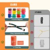ESENHARBER Magnet Game with String, 20 Colorful Magnet Stones for