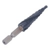 Spiral Grooved Step Drill Bit 4mm to 12mm Step 1/4in