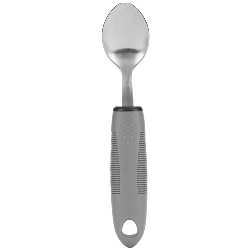 5pcs Special Supplies Adaptive Utensils Stainless Steel Rubber Handle Elderly