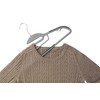 Whitmor Plastic Hangers 5 Pack Non Slip Clothes Hanger Space