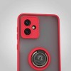 Funda Para Moto G14 Protector De Cámara,cristal Y Anillo Met