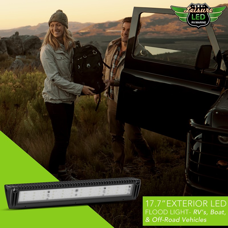 Leisure LED RV Exterior Porch Utility Light - 12v 3200