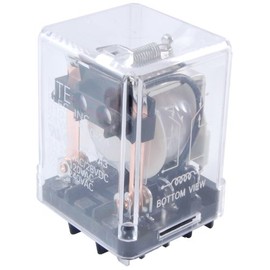 NTE Electronics R10-11A10-120N Series R10 General Purpose AC Relay, DPDT-NO Contact Arrangement, 10 Amp, 120 VAC, Indicator Lamp
