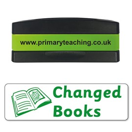 Stackable Changed Books Comprehension Pre Inked School Teachers Feedback Marking Stamper Stamp 44x13mm Primary Teaching Services