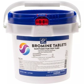 Spa Depot Bromine Tablets for Hot Tub Brominating Tabs - Max Strength 98% 5 lbs.