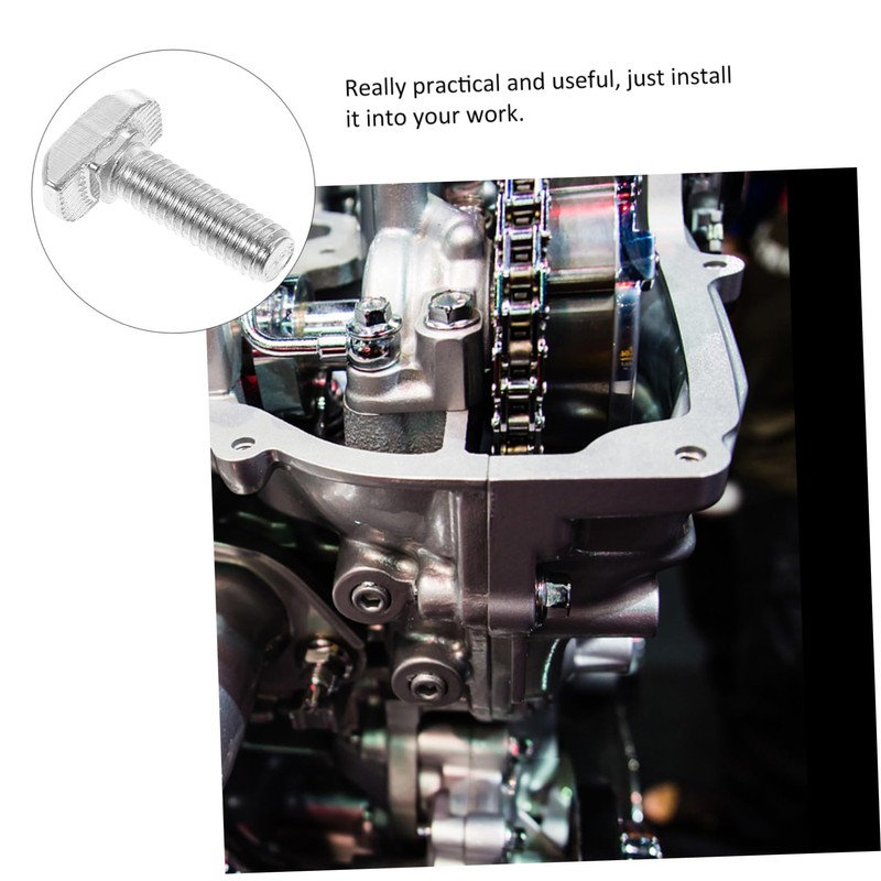 Mobestech 30pcs t Slot Bolt M6x20 Stainless Steel Drop-in Tee