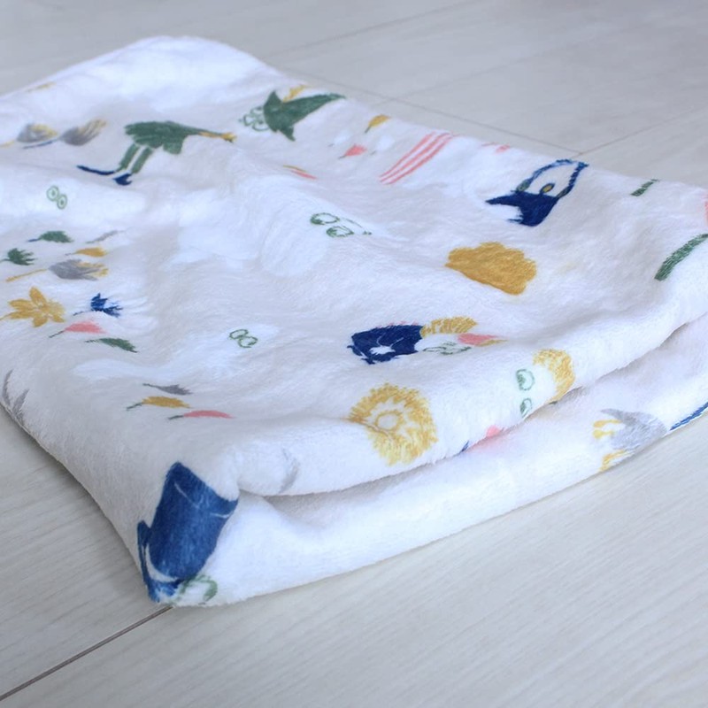 Moomin Baby Blanket, Washable, Throw Blanket, Fluffy Blanket, For Babies,