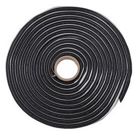 HYRYC Butyl Cord 6 mm x 5 m Butyl Round Cord Black Butyl Round Cord Tape for Gluing and Sealing Car Rear Lights Headlights Window Manhole Cover (1 Piece, 6 mm)