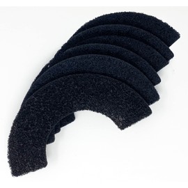 FRESH HEADQUARTERS 6 Pack Replacement Filters Compatible with Litter-Robot 4 – Natural Absorbent Activated Charcoal Cat Litter Box Filters Eliminate Odors with Easy Installation