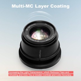 【2-Year Warranty Included】TTArtisan 35mm F1.4 Manual Focus Fixed Lens Compatible with Nikon Cameras, Nikon Z-Mount, 6 Groups 7 Elements Prime Lens for Z5 Z6 Z6 II Z7 ZFC Mirrorless Cameras, Lens Case