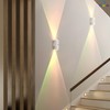 Huelife 4 Pack Rechargeable Color-Changing LED Wall Lamp, Motion Sensor
