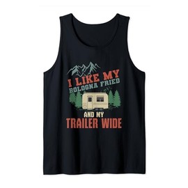 Funny Camper Trailer Humor Gift For The Redneck Tank Top