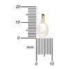 JEVELION Pearl Pendant Gold 333-8 Carat Freshwater Pearl Women's Jewellery,