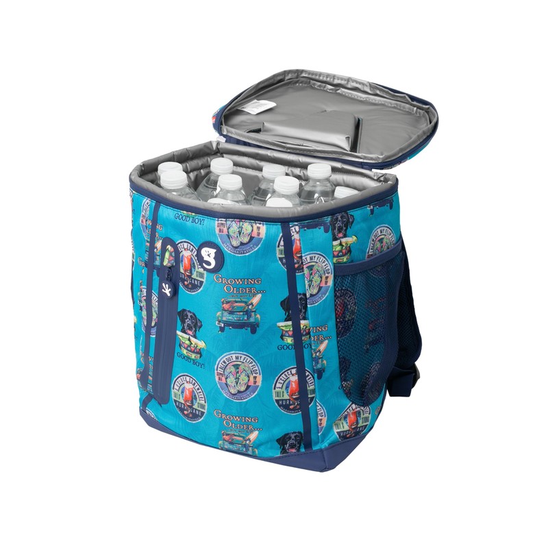 geckobrands Opticool Backpack Cooler – Insulated Leak-Proof Backpack for Travel