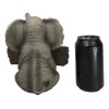 Jungle Wildlife Welcome Safari Savanna Elephant Calf with Trunk Up