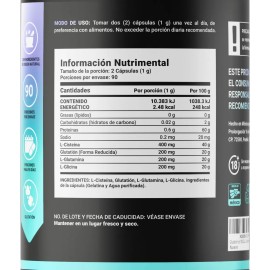 B-Life Glutatión | 180 Cápsulas | Poderoso Antioxidante Celular con Precursores Naturales