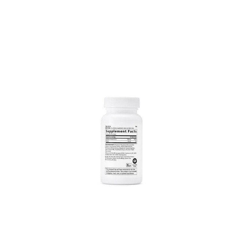 GNC Vitamin B2 100mg Supplement, Essential for Metabolism of Fats,