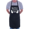Print4U Dave BBQ Cooking Funny Novelty Apron Black
