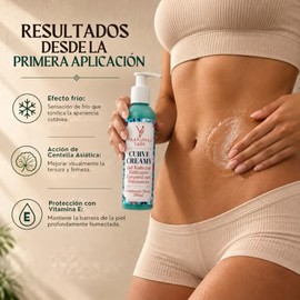 Gel Corporal Con Feromonas - Yaakunaj Care Curve Creamy 250ml - Centella Asiática, Aceite De Romero Y Cola De Caballo - Gel Corporal Para Abdomen, Per