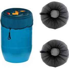 Pack of 2 Rain Butt Net, High-Quality Rain Butt Cover with Drawstring, Diameter Adjustable Rain Butt Cover, Rain Butt Protection Against Leaves, Mosquitoes Rain Butt Net for Garden