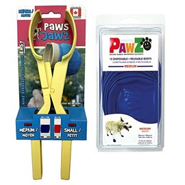 Jawz for Pawz Dog Boots Color:Blue Size:Medium Starter