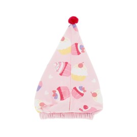 Marushin 0625013000 Towel Cap for Swimming, Children, Sweet Cupcakes, Hair Drying Towel, Hair, Absorbent, Quick Drying, Towel, Girls, Boys, Swimming, Sea