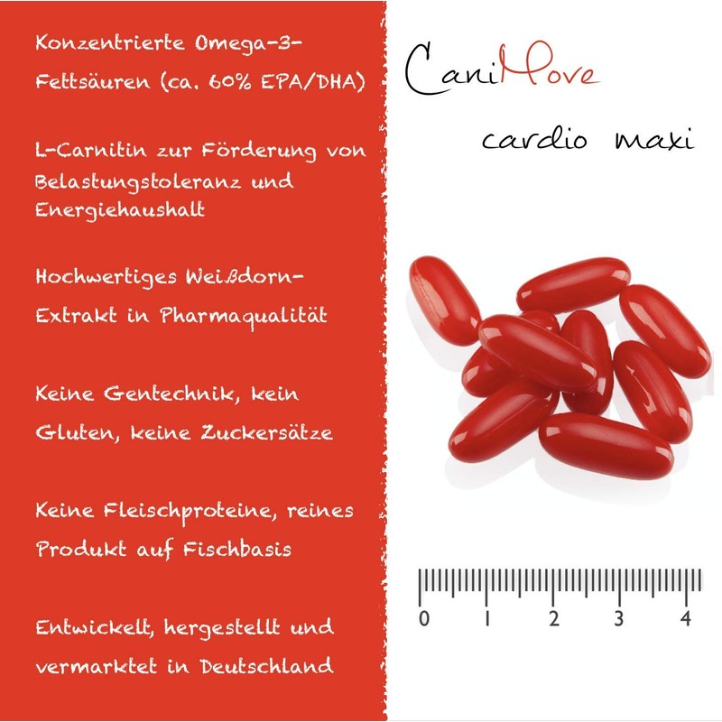 CaniMove Cardio Maxi Double Pack (200 Capsules) - Effective Support