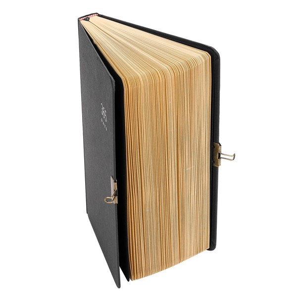 365 Tage A5 Kraftpapier, fester Einband, mit Schloss, 1 Jahr,