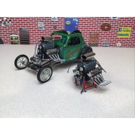 ACME / GMP 1/18 GMP ACME SUPER RAT ALTERED FIAT DRAGSTER ENGINE NEW A1800104