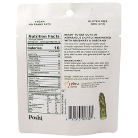 Poshi Marinated Snack Gluten Free Non-GMO 1.34 oz Each Asparagus (5-Pack)