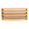 Miller Shingle Clear Cedar Foundation Vent with Louvers - 16