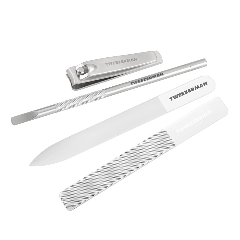 Tweezerman Juego de manicura de cristal
