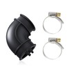 LEYURISE Dishwasher Circulation Pump To Sump Elbow Hose and Clamps