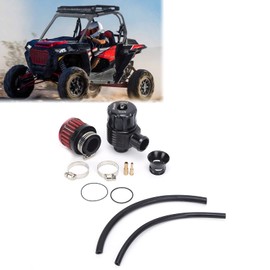 Aramox Válvula de Descarga, Válvula de Descarga Ajustable BOV con Filtro Super ATV Válvula de Descarga RZR Reemplazo para Polaris RZR Turbo/Pro XP