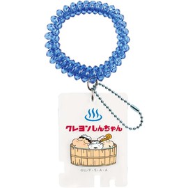 Tees Factory Crayon Shin-chan Locker Key Charm Sento Shin-chan/Blue, H4.3 x W 2.4 x D 0.4 inches (110 x 60 x 10 mm) KS-5546174AO